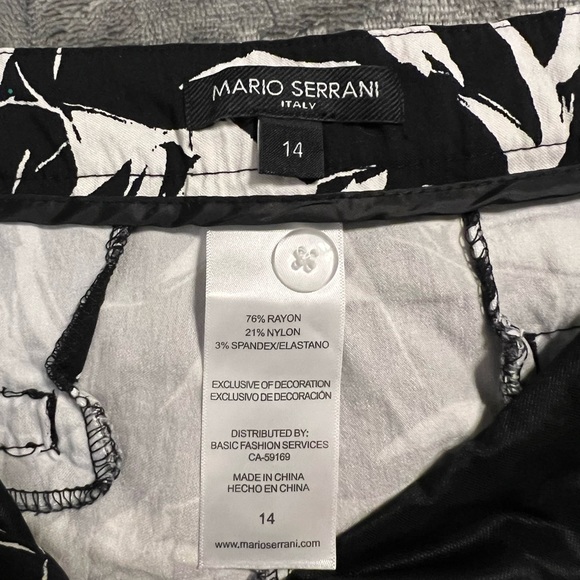 Mario Serrani Bermuda Shorts, Size 14, NWOT: B2 - Picture 3 of 9